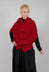 Cape Cardigan in Red