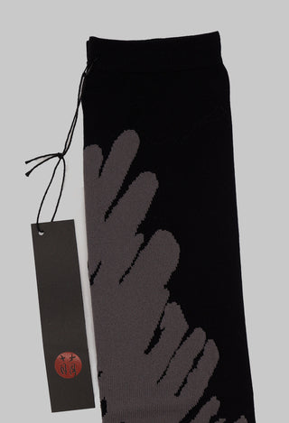 Printed Socks in Black