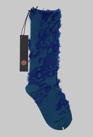 Fluffy Socks in Blue