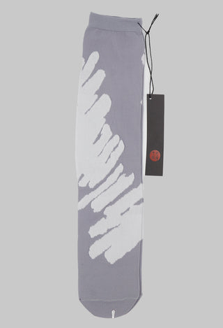 Printed Socks in Grey