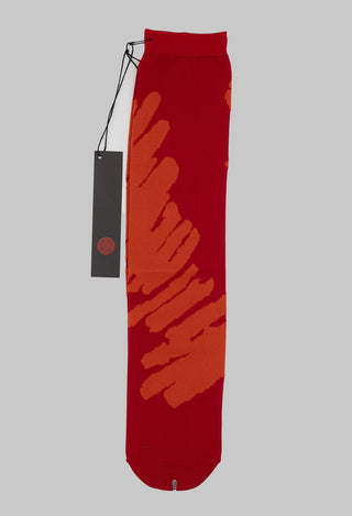 Printed Socks Red