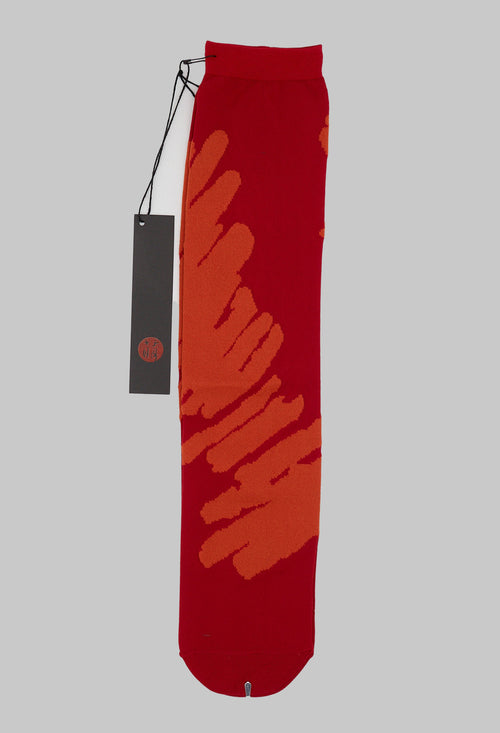 Printed Socks Red