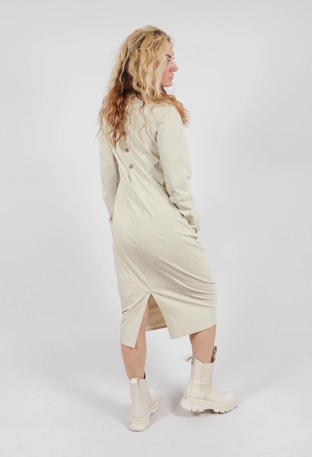 Jua Dress in Beige