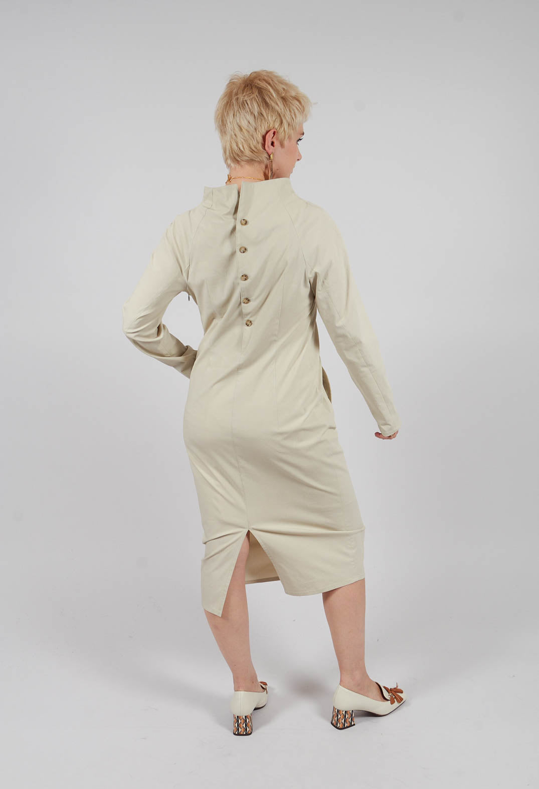 Jua Dress in Beige