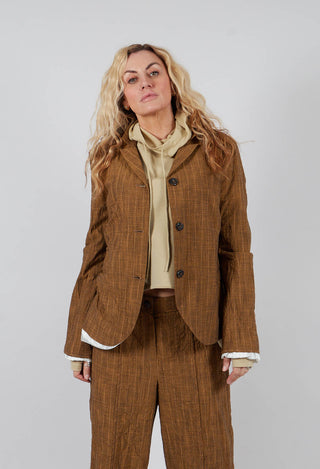 Split Jacket in Orange