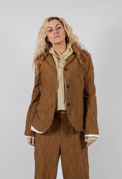 Split Jacket in Orange