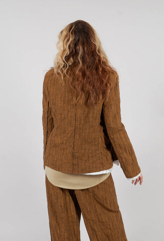 Split Jacket in Orange