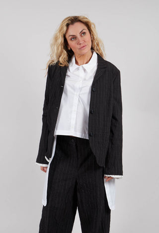 Split Jacket in Anthrazite