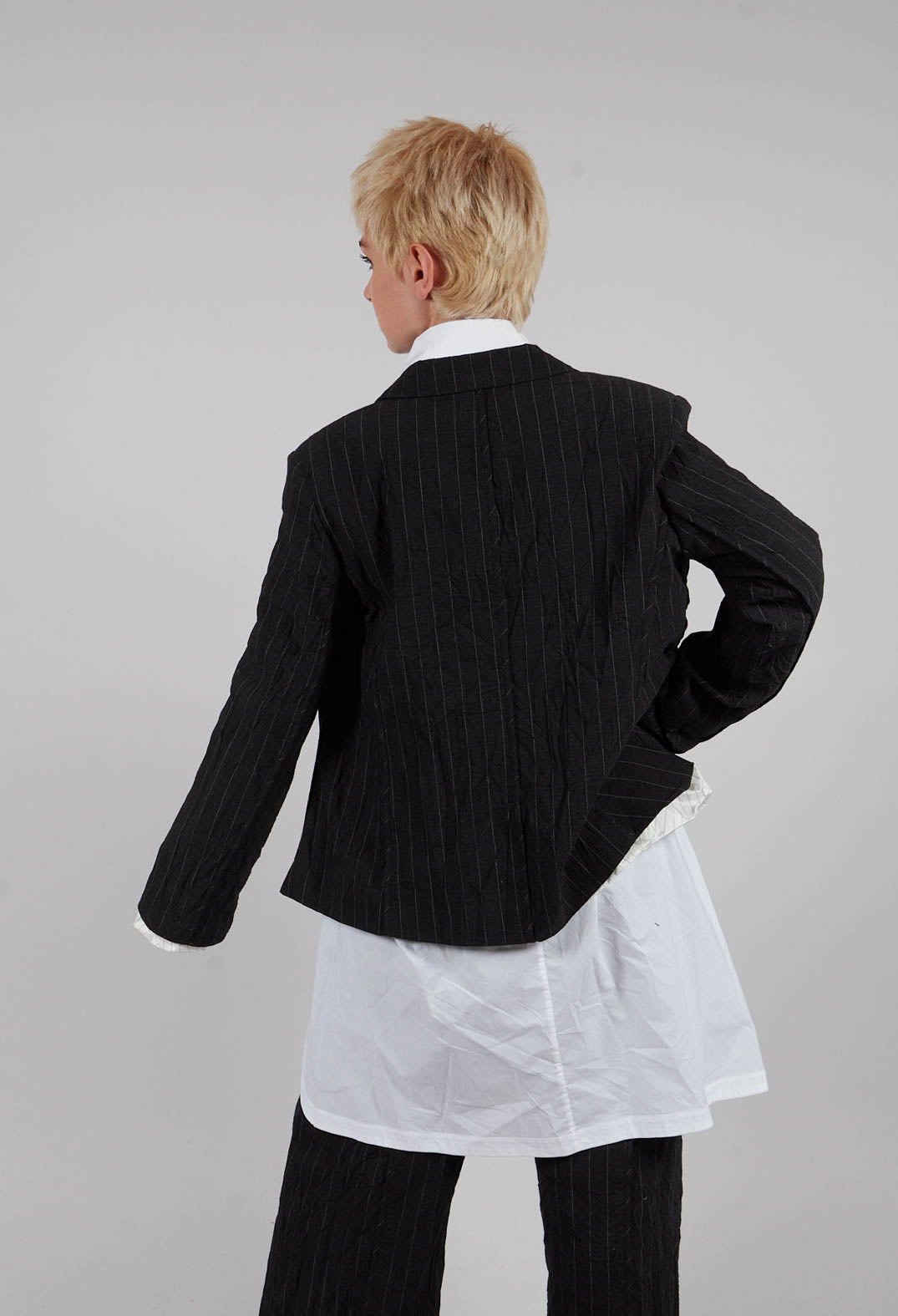 Split Jacket in Anthrazite