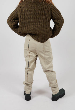 Nia Trousers in Beige