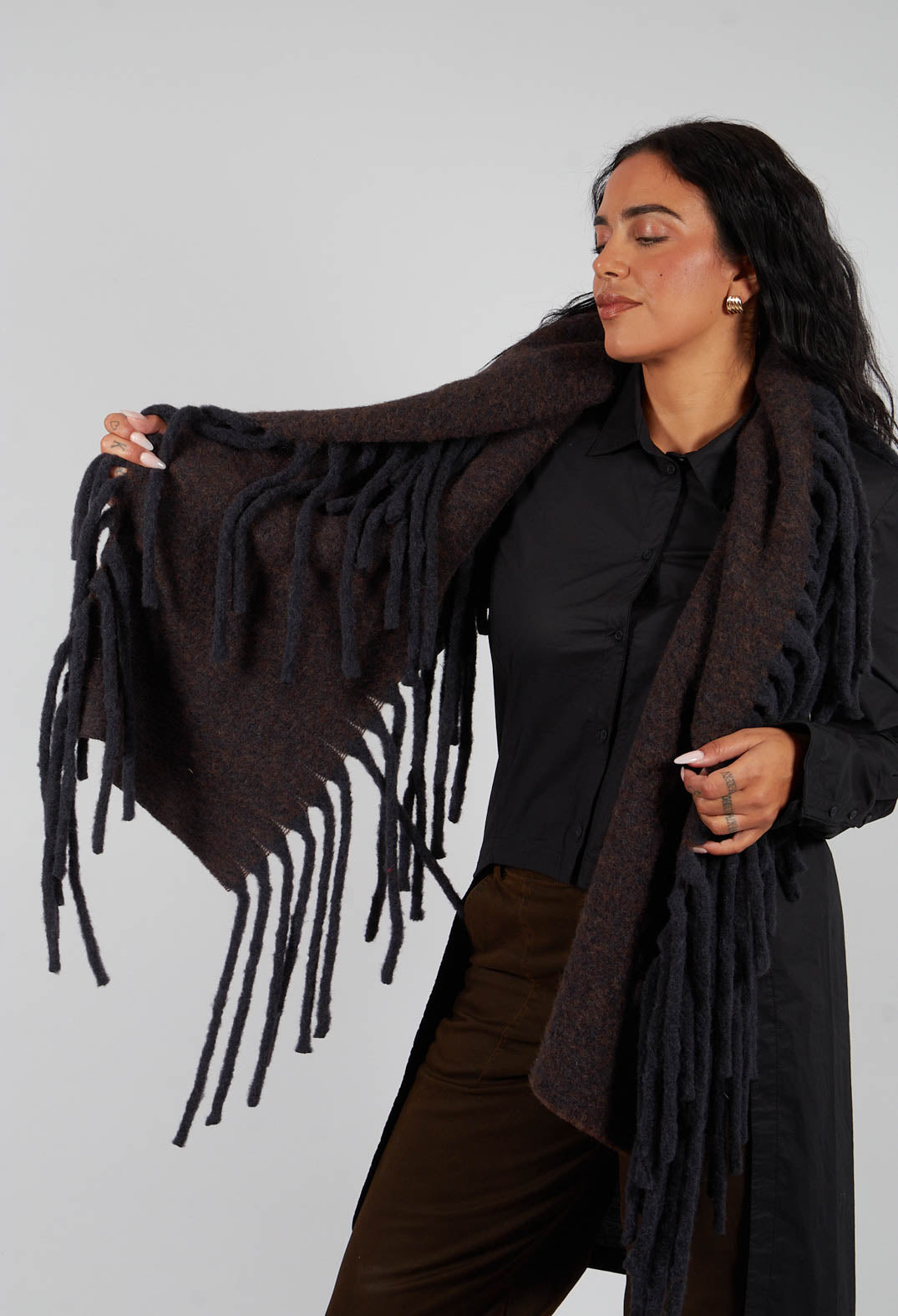 Mille Scarf in Brown