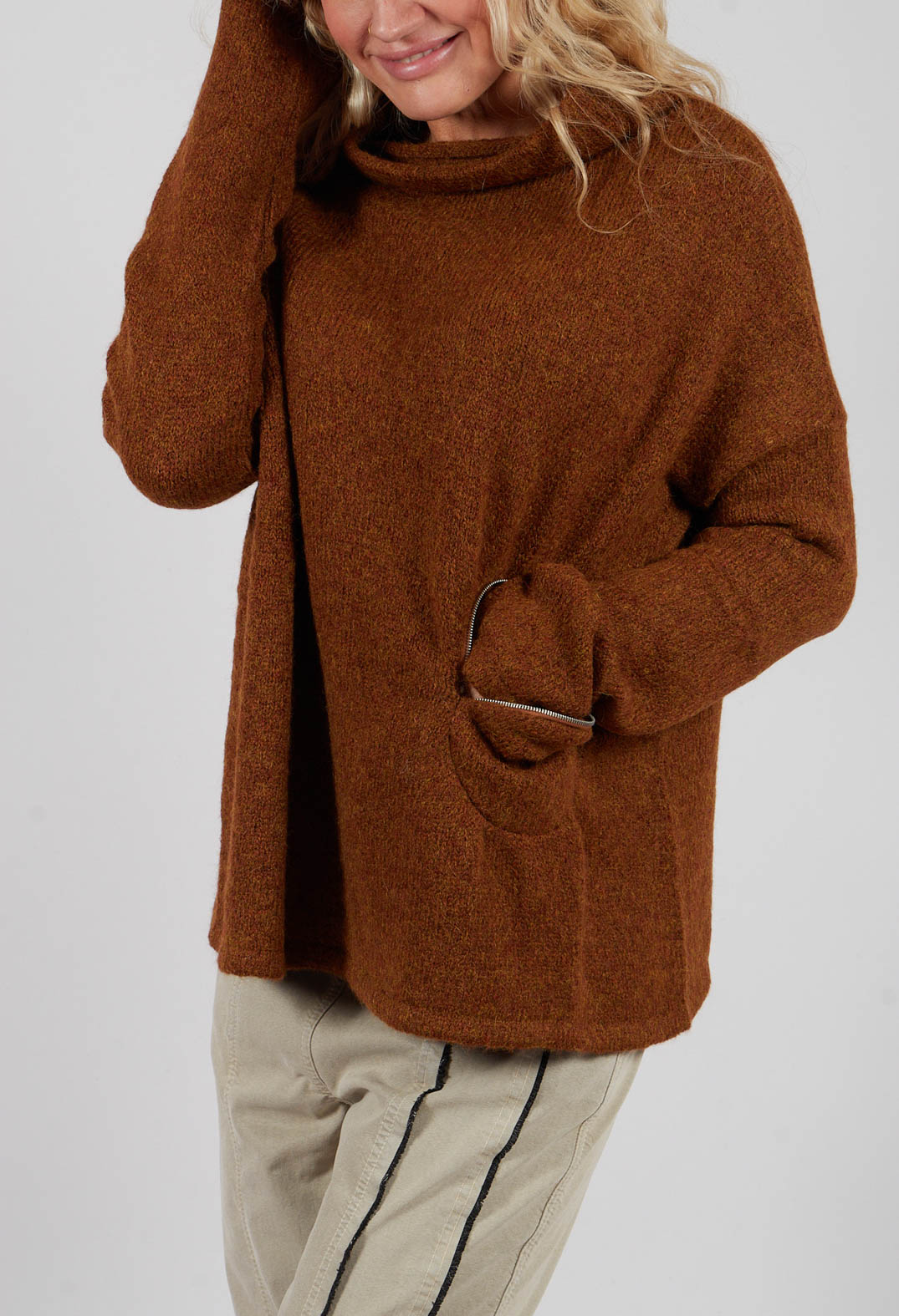 Golda Jumper in Orange