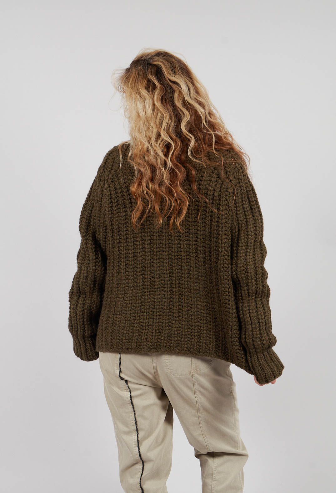 Evia Cardigan in Green