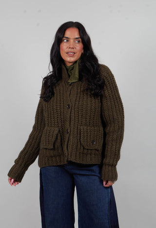 Evia Cardigan in Green