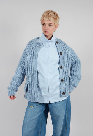 Evia Cardigan in Light Blue