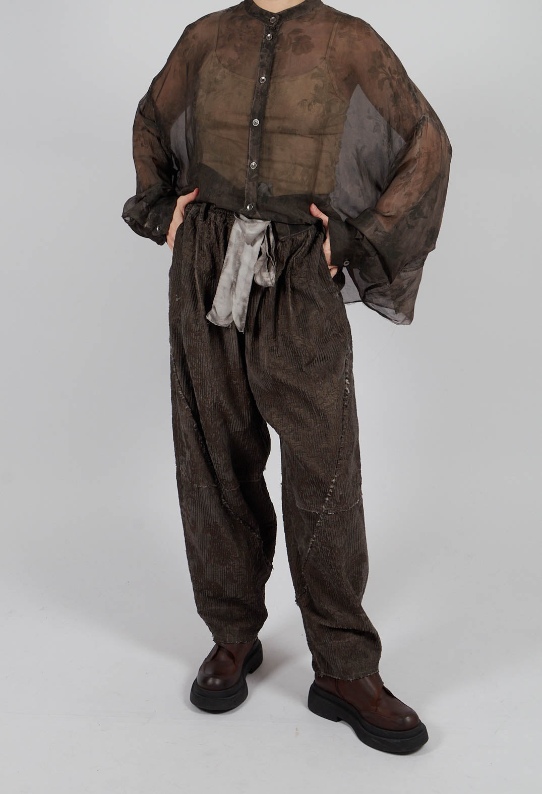 Tulip Trousers in Bengal Brown