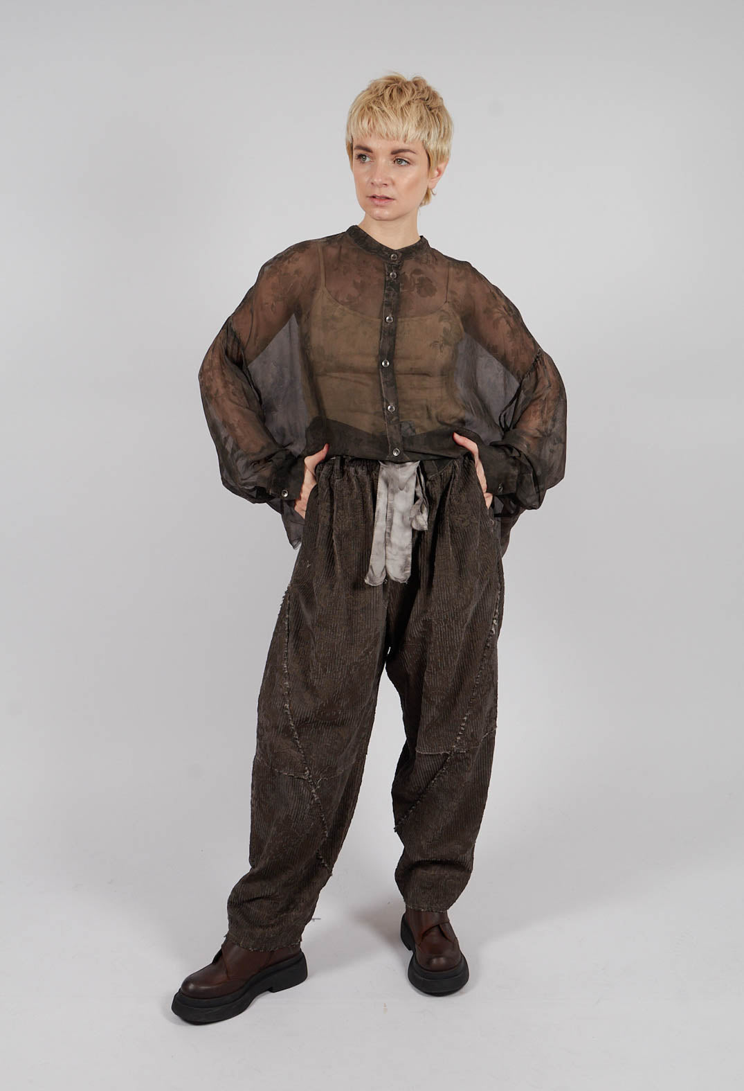 Tulip Trousers in Bengal Brown