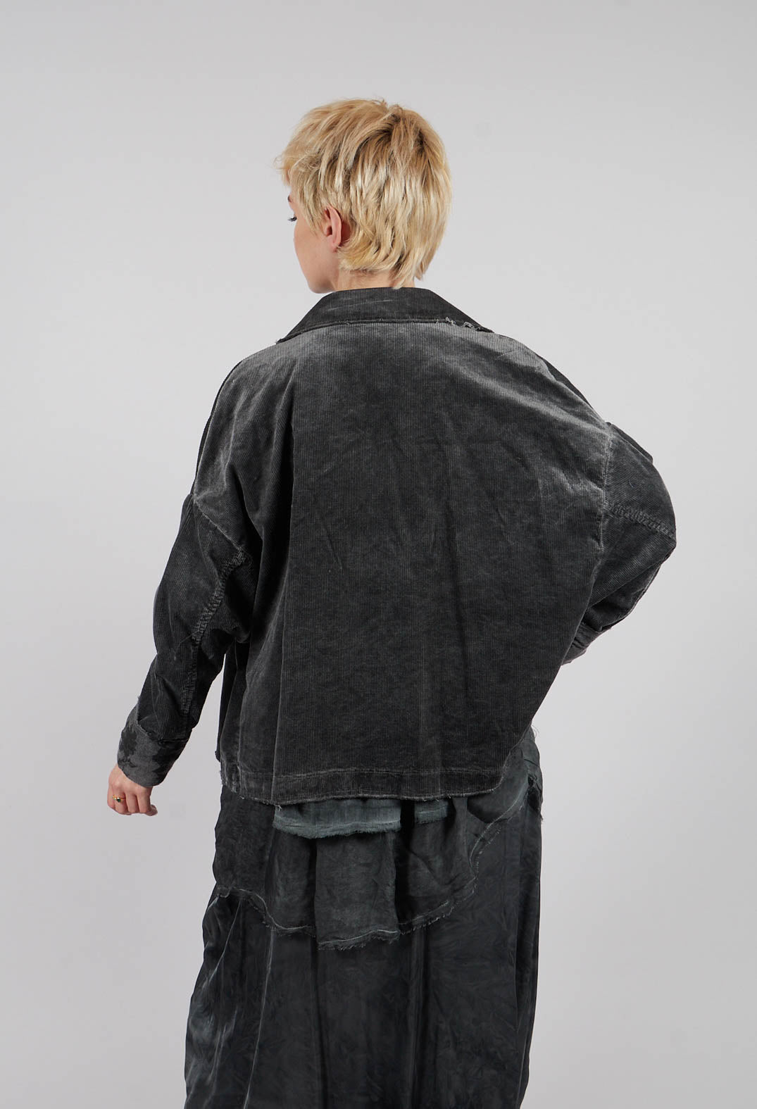 Boxy Jacket in Ash Grey