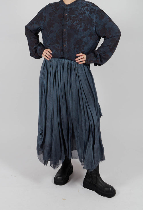 A-Line Skirt in Midnight Blue