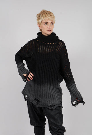 Knitted Jumper in Black
