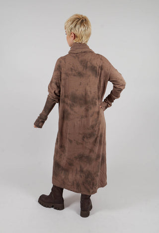 Knitted Dress in Bengal Brown