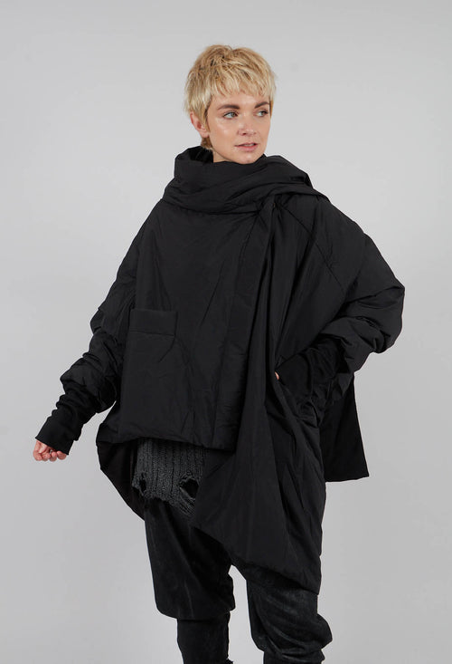 Midi Padded Jacket in Black