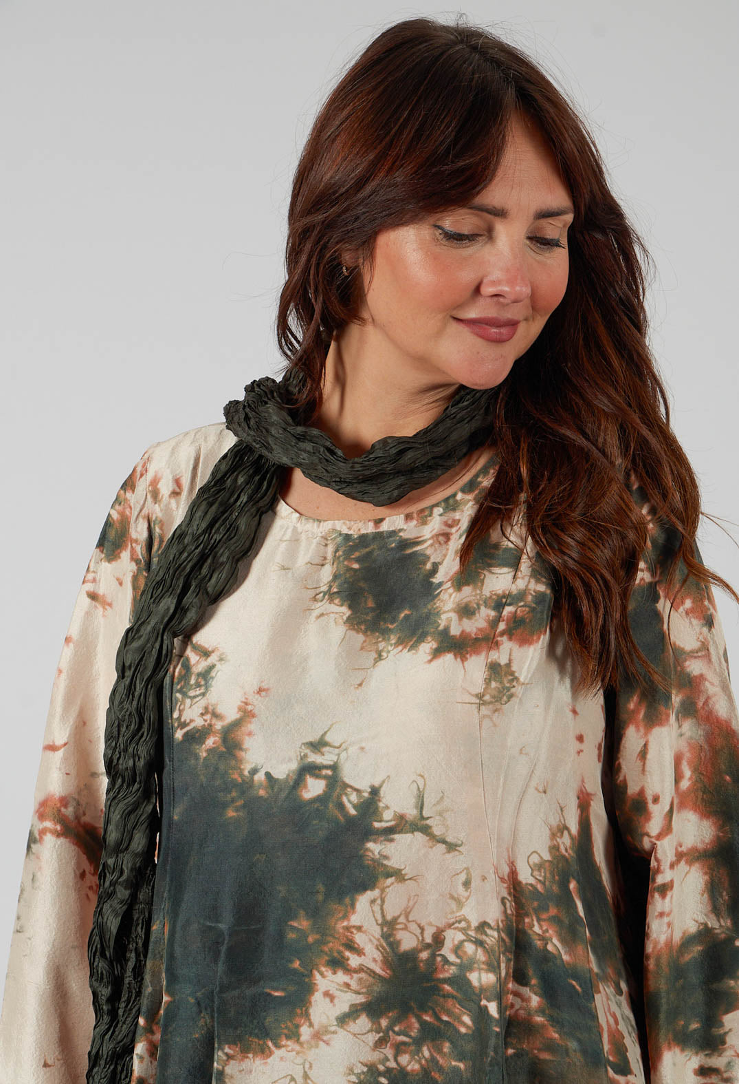 Crash-Scha scarf in Lorbeer