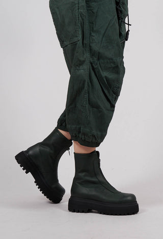 Zip Front Boots in Gasoline Bottle