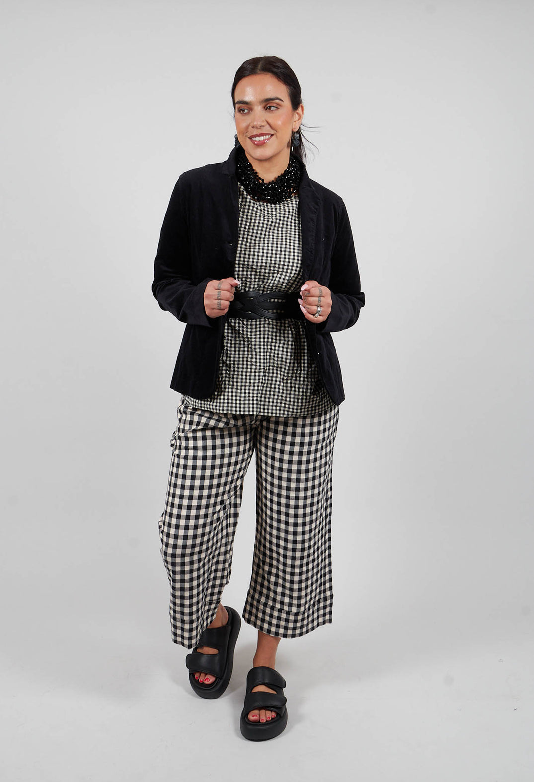 Adel L Jacket in Nero