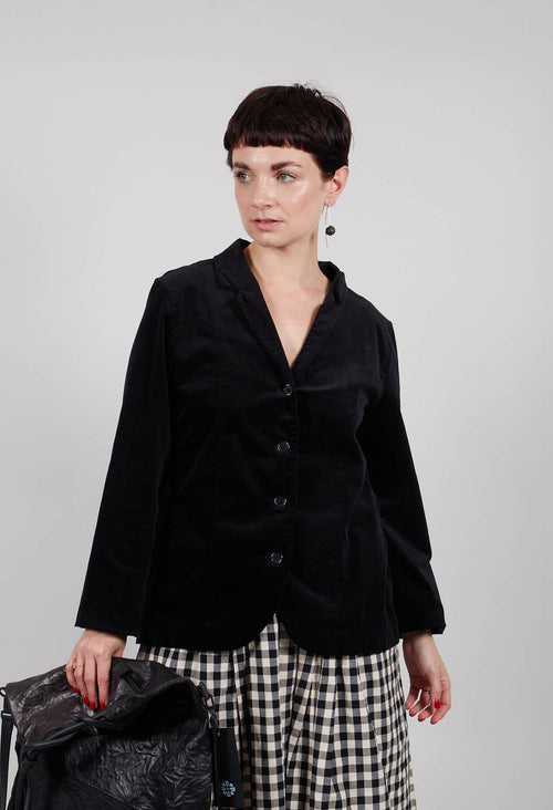 Adel L Jacket in Nero
