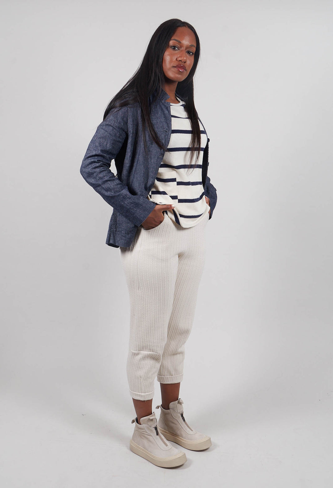 Alicia C Trousers in Luna