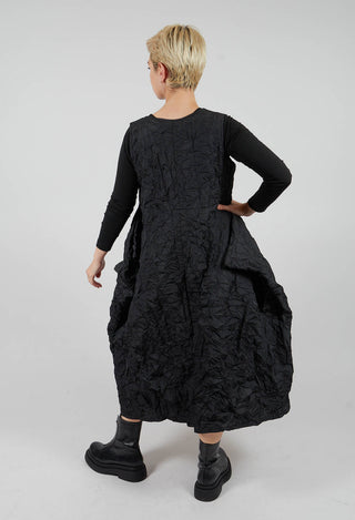 Alma Dress in Nero