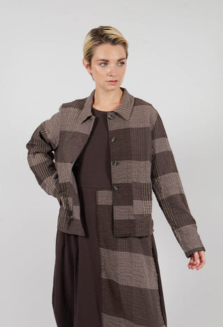 Arborea S Tsant Check Jacket in Rinde