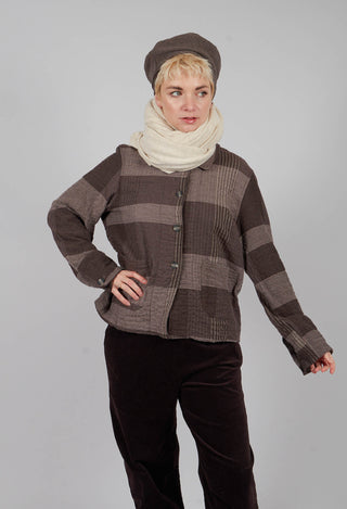 Arborea S Tsant Check Jacket in Rinde