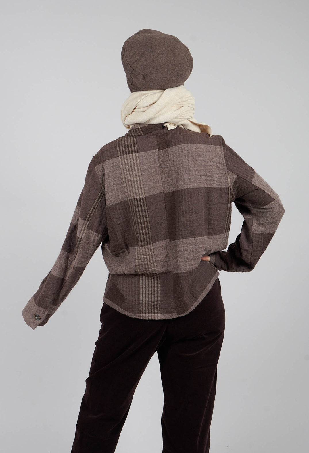 Arborea S Tsant Check Jacket in Rinde