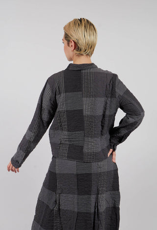 Arborea S Tsant Check Jacket in Antracite