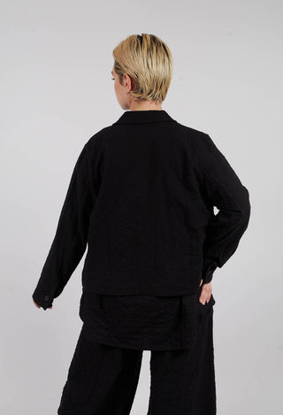 Arborea SU Plain Jacket in Nero