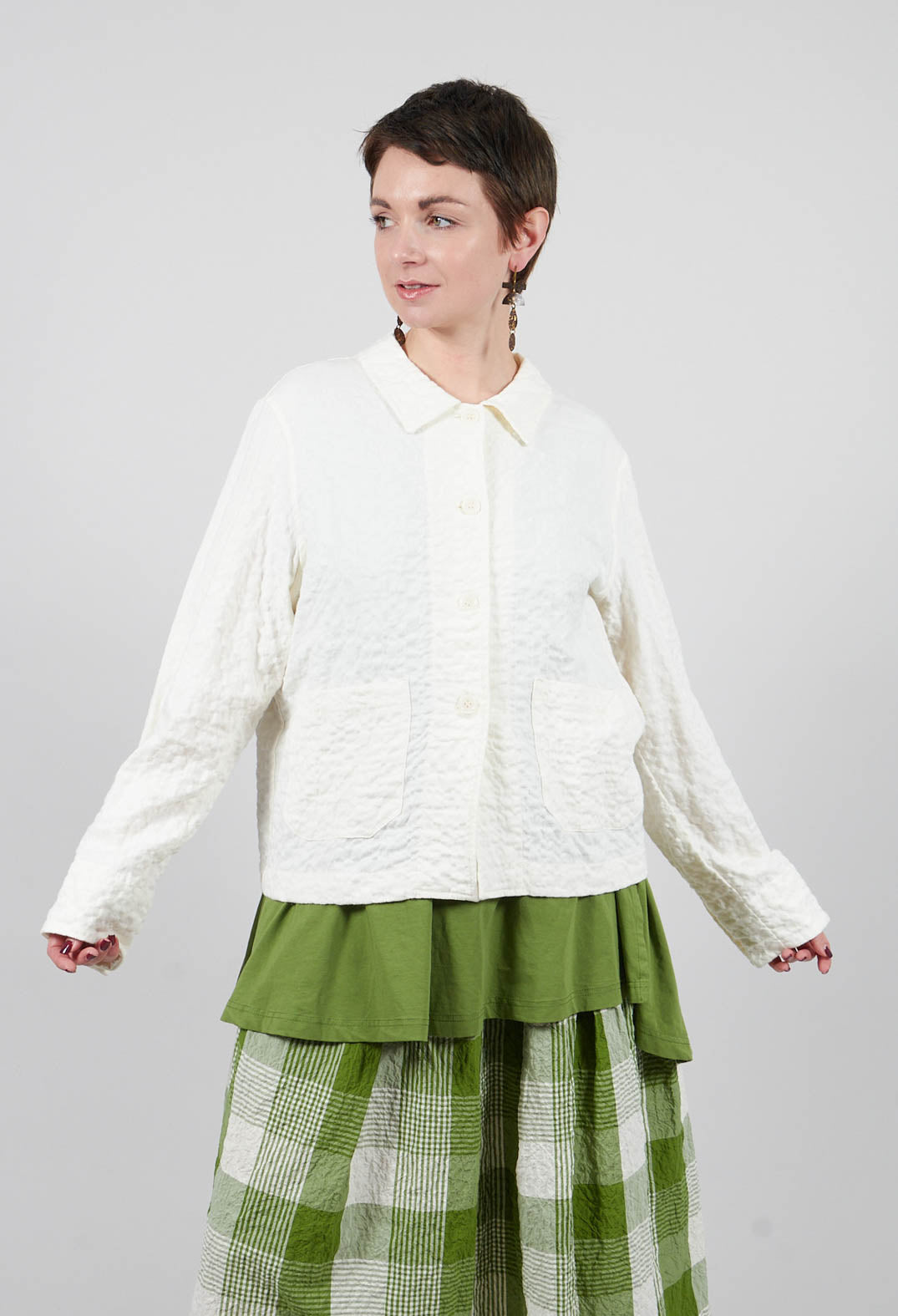 Arborea SU Plain Jacket in Luna
