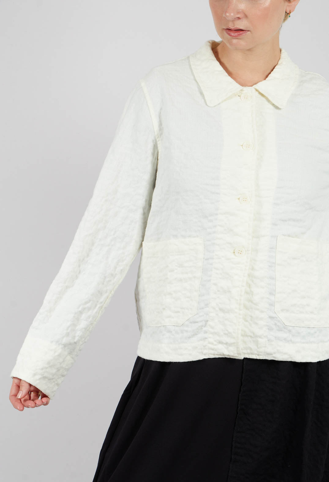 Arborea SU Plain Jacket in Luna