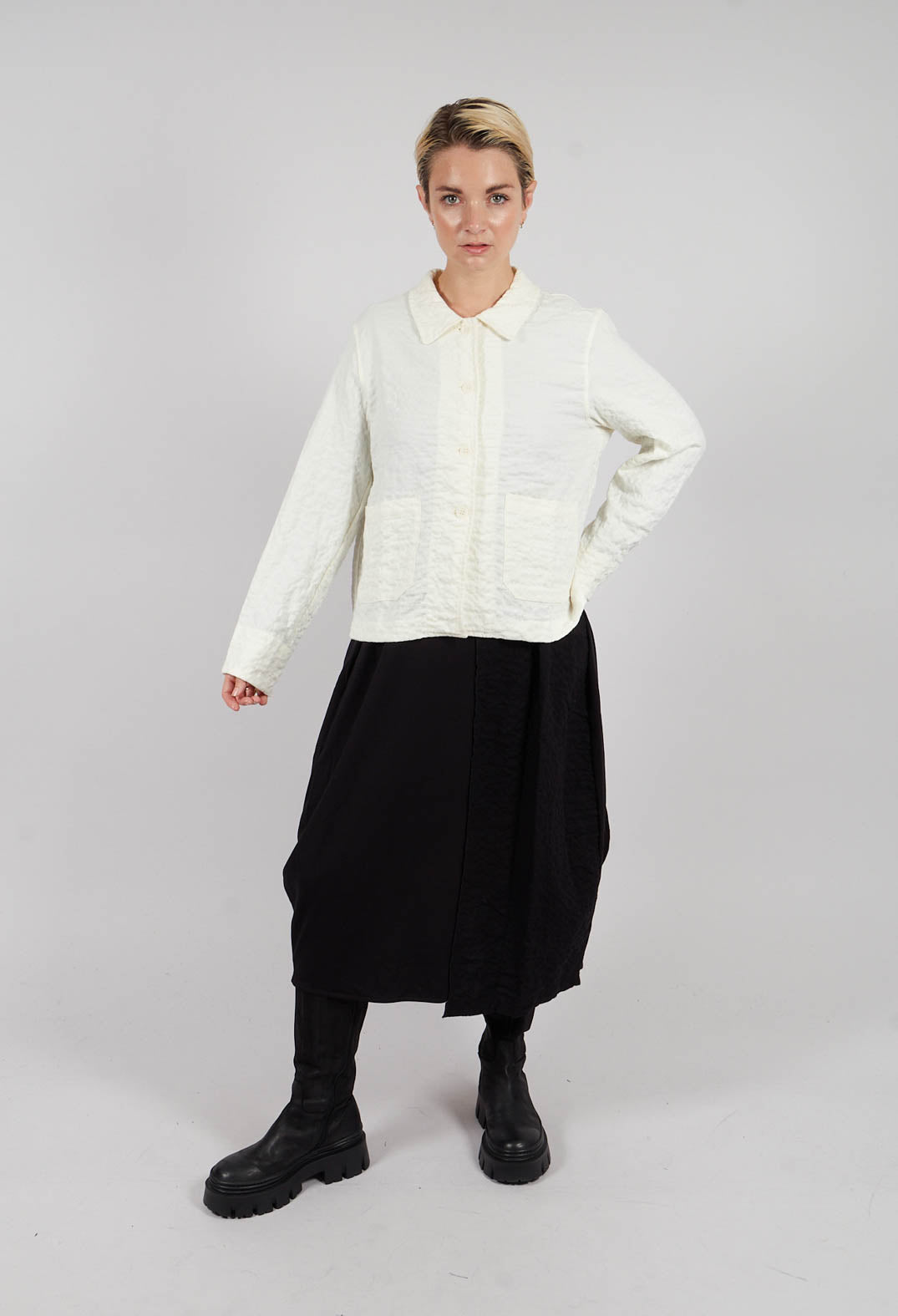 Arborea SU Plain Jacket in Luna