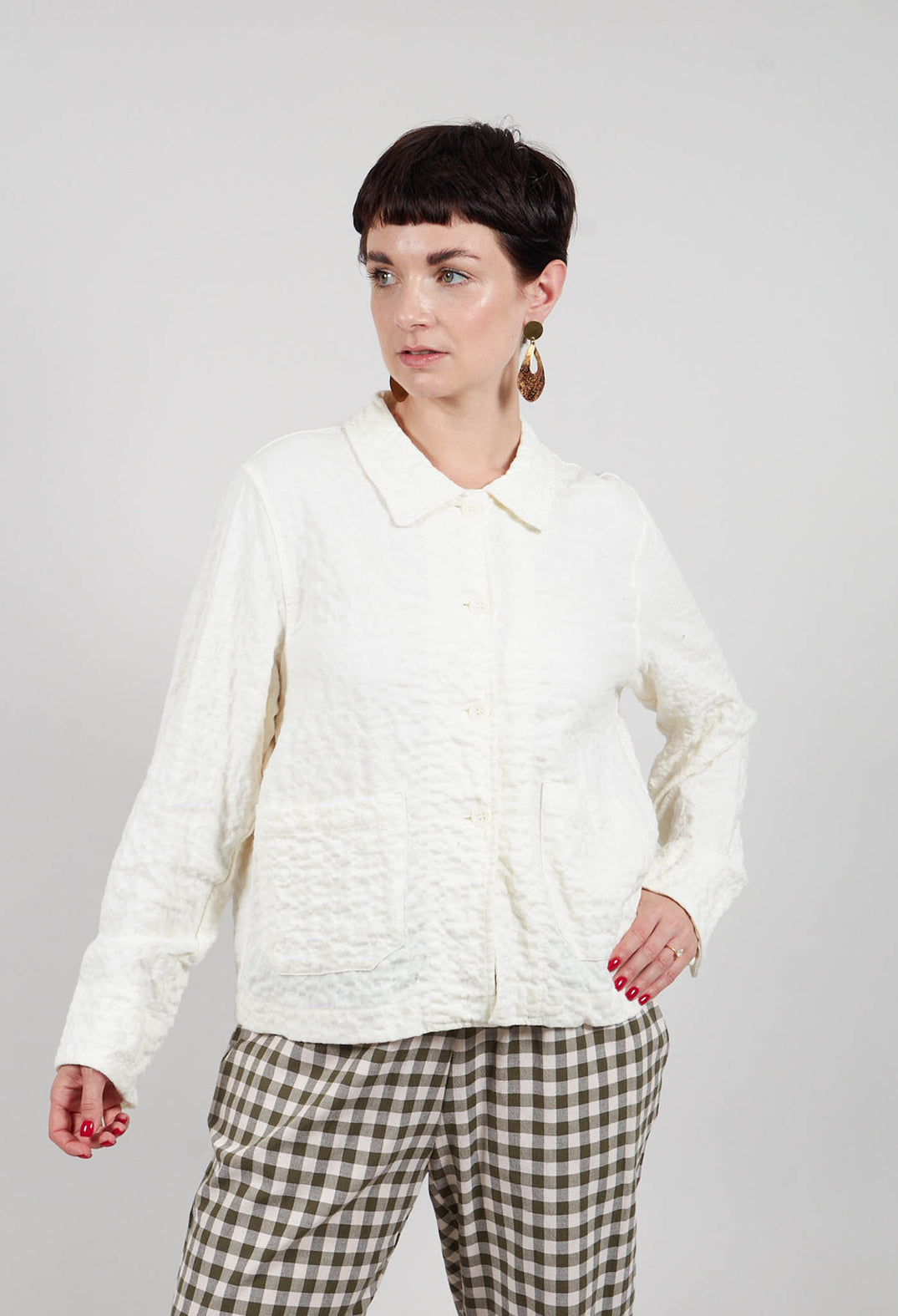 Arborea SU Plain Jacket in Luna