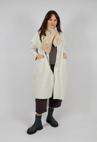 Azimut Coat in Naturale