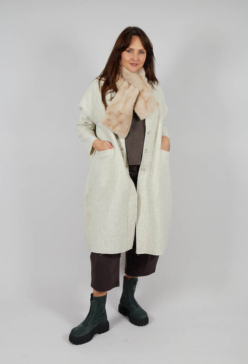 Azimut Coat in Naturale