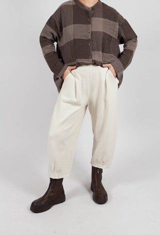 Bianco C Trousers in Luna