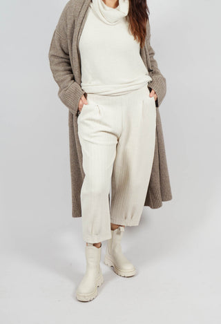 Bianco C Trousers in Luna