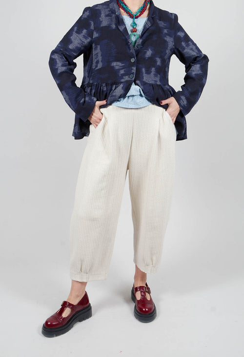 Bianco C Trousers in Luna