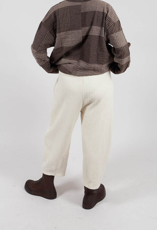 Bianco C Trousers in Luna