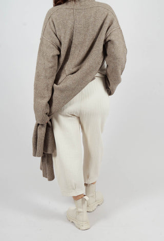 Bianco C Trousers in Luna