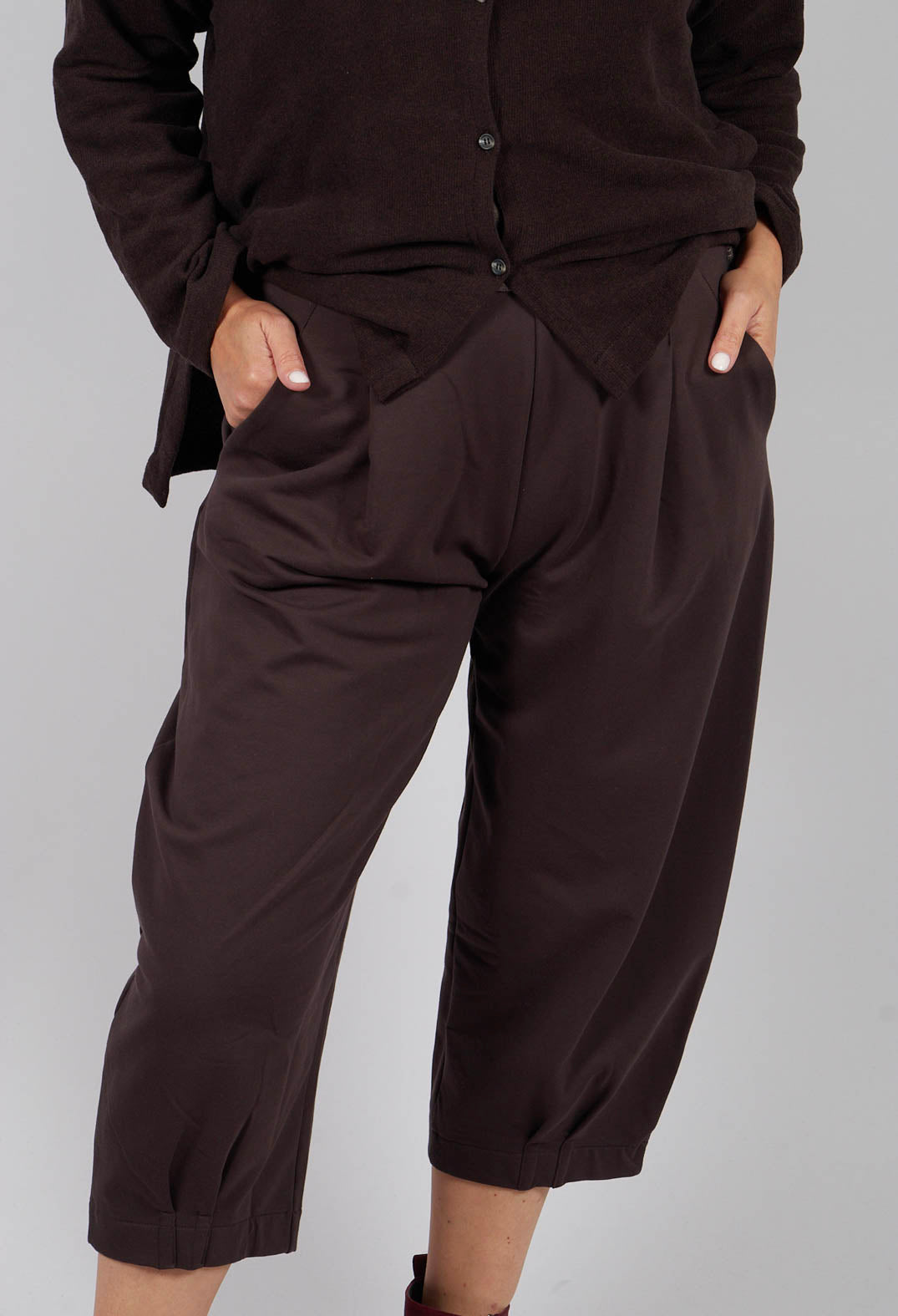 Bianco F Trousers in Moro