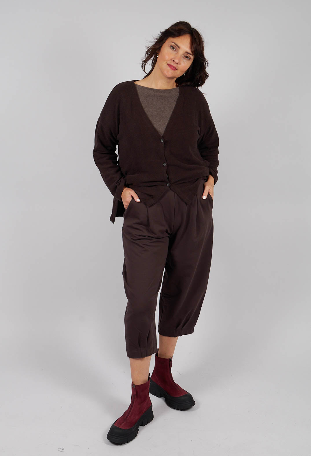 Bianco F Trousers in Moro